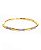 Bracelete Bamboo Duo - Banhado no Ouro18k - Imagem 1