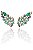 Brinco Ear Cuff Azura Colors - Banhado no Ródio Branco - Imagem 1