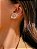 Brinco Ear Cuff Azura Cristal - Banhado em Ouro18k - Imagem 2
