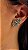 Brinco Ear Cuff Azura Turmalina  - Banhado em Ouro18k - Imagem 2