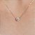 COLAR PONTO DE LUZ- 1 QUILATE MOISSANITE 6.5MM Prata 925 | Certificado GRA | Cor D VVS1 | Coello - Imagem 2