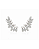 Brinco Noiva Ear Cuff Pérola Cravejado - Banhado em Ródio Branco - Imagem 1