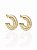 Brinco Argola Verona - Banhado Em Ouro18k - Imagem 1