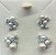 Brinco Noiva Cuff Pérola Natural Moissanite - Prata925 + Banho Ouro Branco - Imagem 8