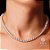 Colar Riviera Moissanite 4mm Prata 925 | Certificado GRA | Cor D VVS1 | Coello - Imagem 2