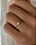 Anel Solitário Emma Gota Delicado - Banhado Ouro18k - Imagem 2