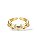 Anel Ajustável Sienna Com Cravações - Ouro18k - Imagem 1