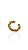Piercing Fake Redondo Cravejado Com Zircônias Colors- Folheado A Ouro18K - Imagem 1
