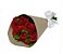 Bouquet de Rosas Vermelhas no kraft - Imagem 1