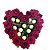 Coração de rosas com ferrero - Imagem 1