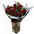 Bouquet vermelho no papel craft - Imagem 1