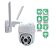 Câmera IP importada Full HD - 360º audio - wi-fi - gravação - Imagem 2