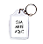 Chaveiro Personalizado - Acrílico 3x4cm 10 unidades - Imagem 1