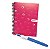 Kit Anotações - Caderneta Rosa 10X14Cm + Caneta Bic Com 4 Cores - Imagem 1