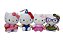 Coleção Hello Kitty Com 4 Pelúcias - By Sanrio - TY - Beanie Babies - DTC - Imagem 1
