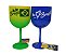 Taça de Gin Kit 2 Taças Plástico Brasil Copa do Mundo 580 mL - Imagem 1