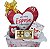 Presente Dia Dos Namorados - Esposa - Kit Cesta Com Almofada, Caneca E Cartão + Chocolate Ferrero - Imagem 1