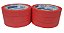 Kit Com 6 Fita Crepe Colorida 18mm X 30m Fitas Adesivas Cor:Vermelho - Imagem 3