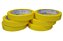 Kit Com 6 Fita Crepe Colorida 18mm X 30m Fitas Adesivas Amarelo - Imagem 2