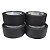 Kit De Fita Crepe Adesiva Larga Preta 4 Rolos 48mm X 50m - Imagem 3