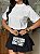 T-SHIRT GOLA ALTA LISA - OFF WHITE - Imagem 3