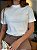 T-SHIRT GOLA ALTA LISA - OFF WHITE - Imagem 2