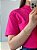 T-SHIRT GOLA ALTA LISA - ROSA PINK - Imagem 7