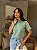 T-SHIRT GOLA ALTA LISA - VERDE OLIVA - Imagem 3