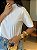 T-SHIRT GOLA ALTA LISA - BRANCO - Imagem 3