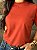 T-SHIRT GOLA ALTA LISA - TERRACOTA - Imagem 2