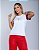 T-SHIRT DESEJO: ALMA LEVE *MANGA PAETE BORDO* - BRANCA - Imagem 1