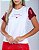T-SHIRT DESEJO: ALMA LEVE *MANGA PAETE BORDO* - BRANCA - Imagem 2