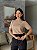 T-SHIRT GOLA ALTA LISA - CAPUCCINO - Imagem 1