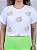 T-SHIRT LARANJA TOTAL C/STRASS - BRANCO - Imagem 5