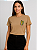 T-SHIRT TIGRE (BORDADA) - CAPUCCINO - Imagem 1