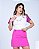 T-SHIRT BEM ME QUERO (MANGA PAETE ROXO) - BRANCO - Imagem 1