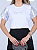 T-SHIRT SEJA LUZ (MANGA PAETE PRATA) - BRANCO - Imagem 2
