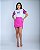 T-SHIRT BORBOLETA (MANGA PAETE ROXO) - BRANCO - Imagem 3