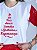 T-SHIRT FÉ PAZ AMOR (MANGA PAETE VERMELHO) - BRANCO - Imagem 2