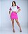 T-SHIRT HAPPINESS (MANGA PAETE ROXO) - BRANCO - Imagem 3