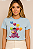 T-SHIRT PERSONAGEM LÓ COM BALOES - AZUL BEBE - Imagem 1