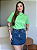 T-SHIRT GOLA ALTA LISA - VERDE LEMON - Imagem 1