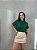 T-SHIRT GOLA ALTA LISA - VERDE INTENSO - Imagem 2