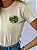T-SHIRT TIGRE FOLHAS (BORDADA) - BEGE NATURAL - Imagem 2