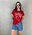 T-SHIRT ROU CHERRIES CEREJA - CHERRY RED - Imagem 1
