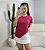 T-SHIRT LISA - ROSA CARMIM - Imagem 1