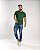 CAMISETA MASCULINA LISA - VERDE INTENSO - Imagem 3
