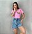 T-SHIRT BORBOLETA - ROSA BABALOO - Imagem 1