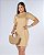 VESTIDO GOLA ALTA - BEGE AMENDOA - Imagem 7