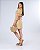 VESTIDO GOLA ALTA - BEGE AMENDOA - Imagem 5